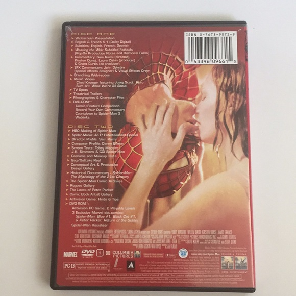 Spider-man Widescreen Special Edition DVD - Picture 2 of 3